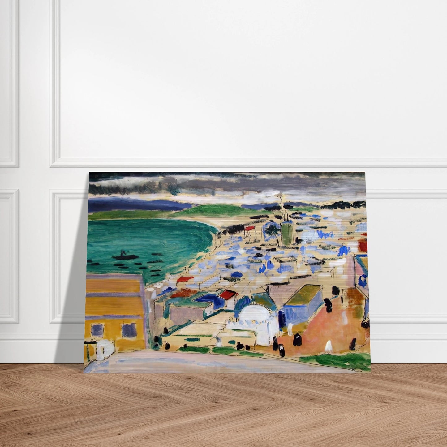 THE BAY OF TANGIER 1912 - Henri Matisse Brushed Aluminum Print - 70x100 cm / 28x40 inches | Henri Matisse Aluminum Print | Henri Matisse Prints