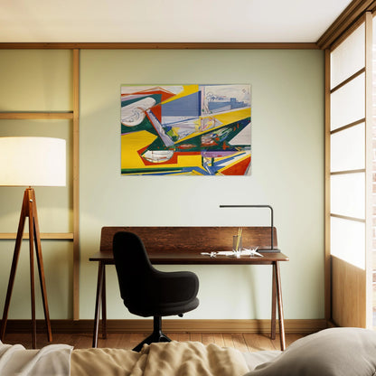 The Window - Hans Hofmann Brushed Aluminum Print - 70x100 cm / 28x40 inches | Hans Hofmann Aluminum Print | Hans Hofmann Prints