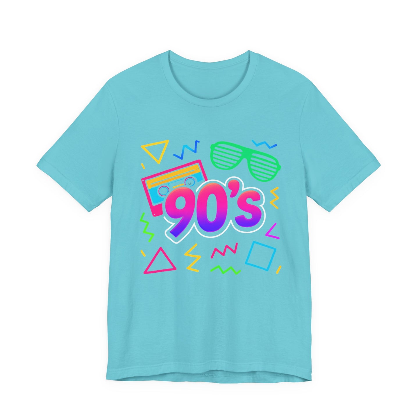 Música de la vieja escuela de los 90: ambiente arcade, clásico vintage de los 90. Camiseta retro de los 90 con la frase "Amo los años noventa".