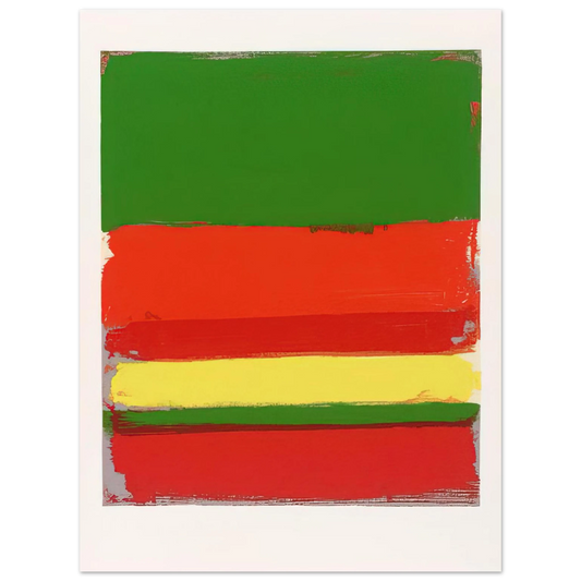 Patrick Heron - Untitled from the Shapes of Colour - 1978  75x100 cm / 30x40inches Fine Art Poster