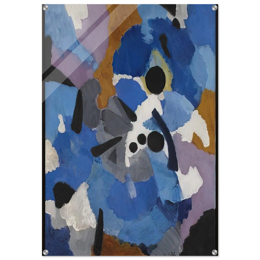 The Dancers - 1958 - Ernst Wilhelm Nay Acrylic Print - 70x100 cm / 28x40″ inches | Ernst Wilhelm Nay Wall Art | Ernst Wilhelm Nay Prints
