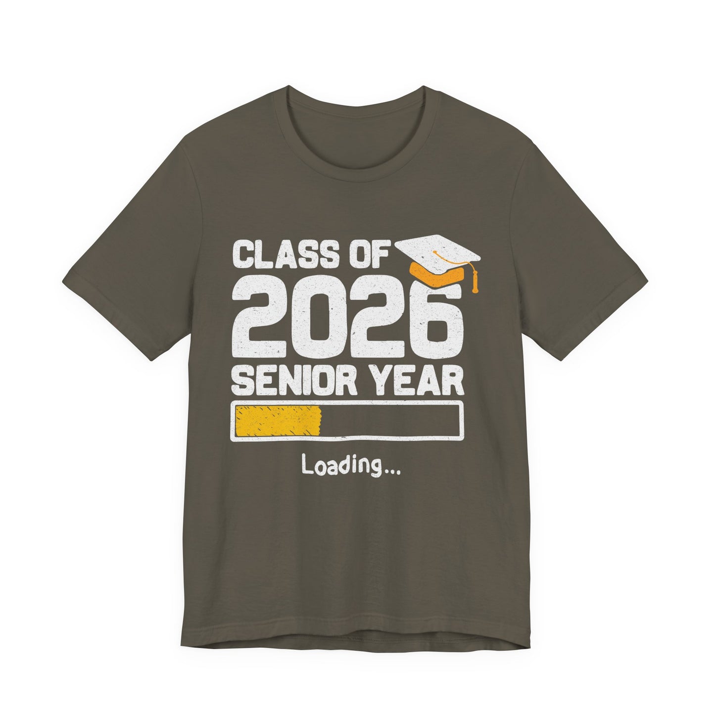 Camiseta de último año de la clase de 2026, camiseta de graduación, regalo de graduación unisex, ropa para estudiantes de último año de secundaria, camiseta con destino a la universidad