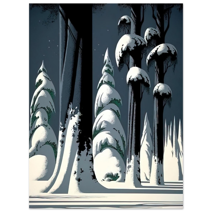Eyvind Earle - Yosemite  75x100 cm / 30x40inches Fine Art Poster
