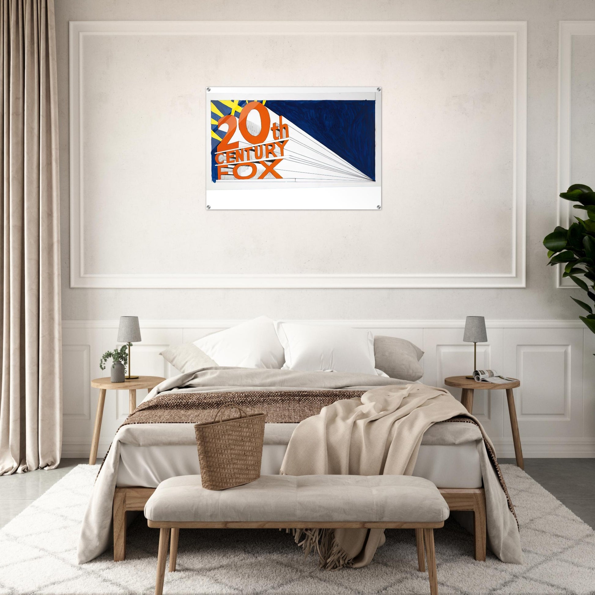 TRADEMARCK 2 1962 - Edward Ruscha Acrylic Print - 70x100 cm / 28x40″ inches