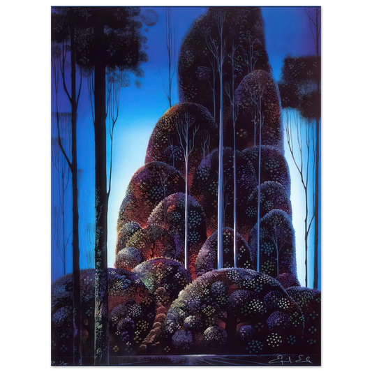 Eyvind Earle - Tall Trees  75x100 cm / 30x40inches Fine Art Poster