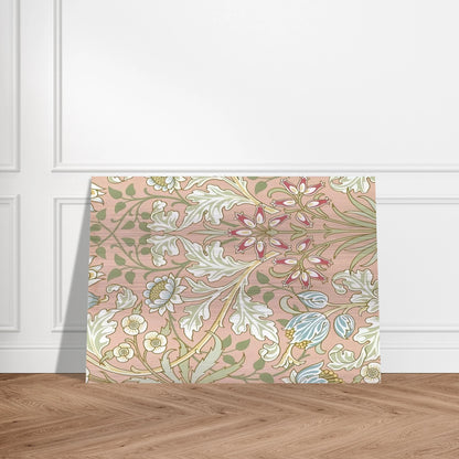 WALLPAPER HYACINTH PATTERN 480 1917 - William Morris Brushed Aluminum Print - 70x100 cm / 28x40 inches | William Morris Aluminum Print | William Morris Prints