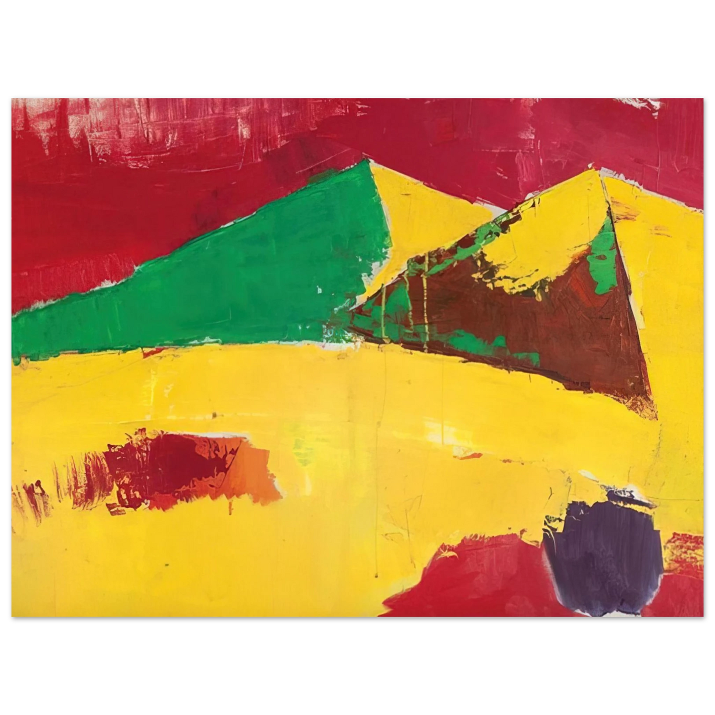 Nicolas de Stael - Sicile Agrigente - 1953 Fine Art Poster