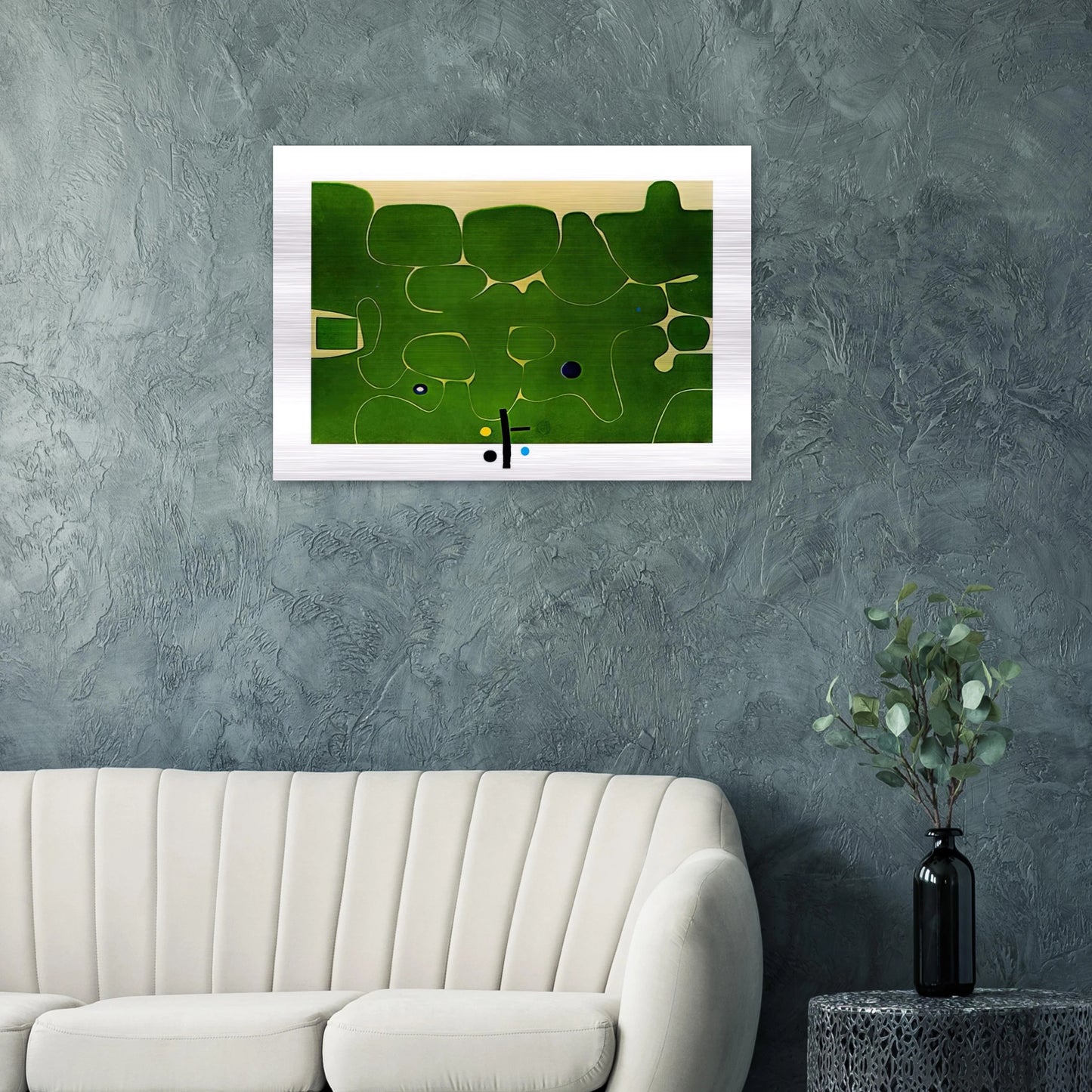 IL LABIRINTO DELLA PSICHE 1986 - Victor Pasmore Brushed Aluminum Print - 70x100 cm / 28x40 inches | Victor Pasmore Aluminum Print | Victor Pasmore Prints