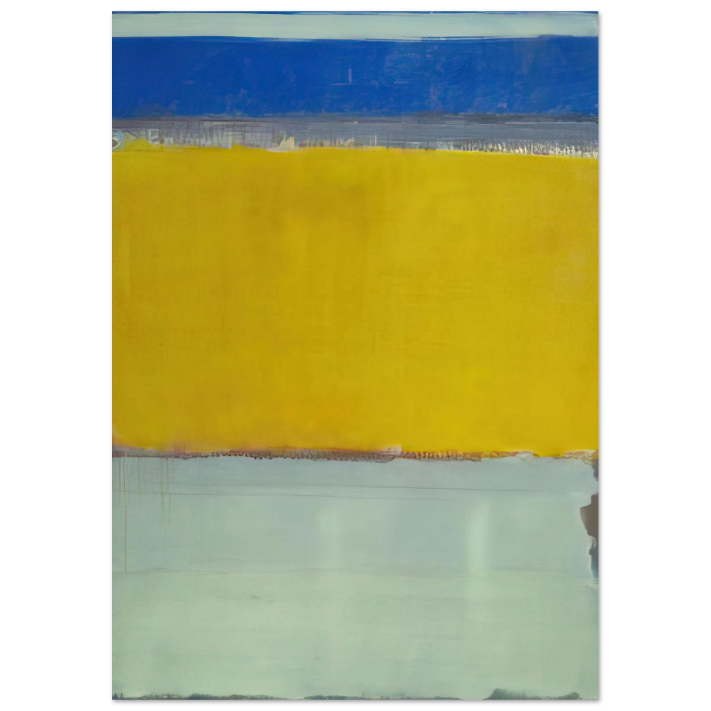 Mark Rothko - No.10 - 1950 Wall Art - 21x29.7 cm / 8x12" - Premium Wooden Framed Poster With Fine Art Paper-canvas - Black frame