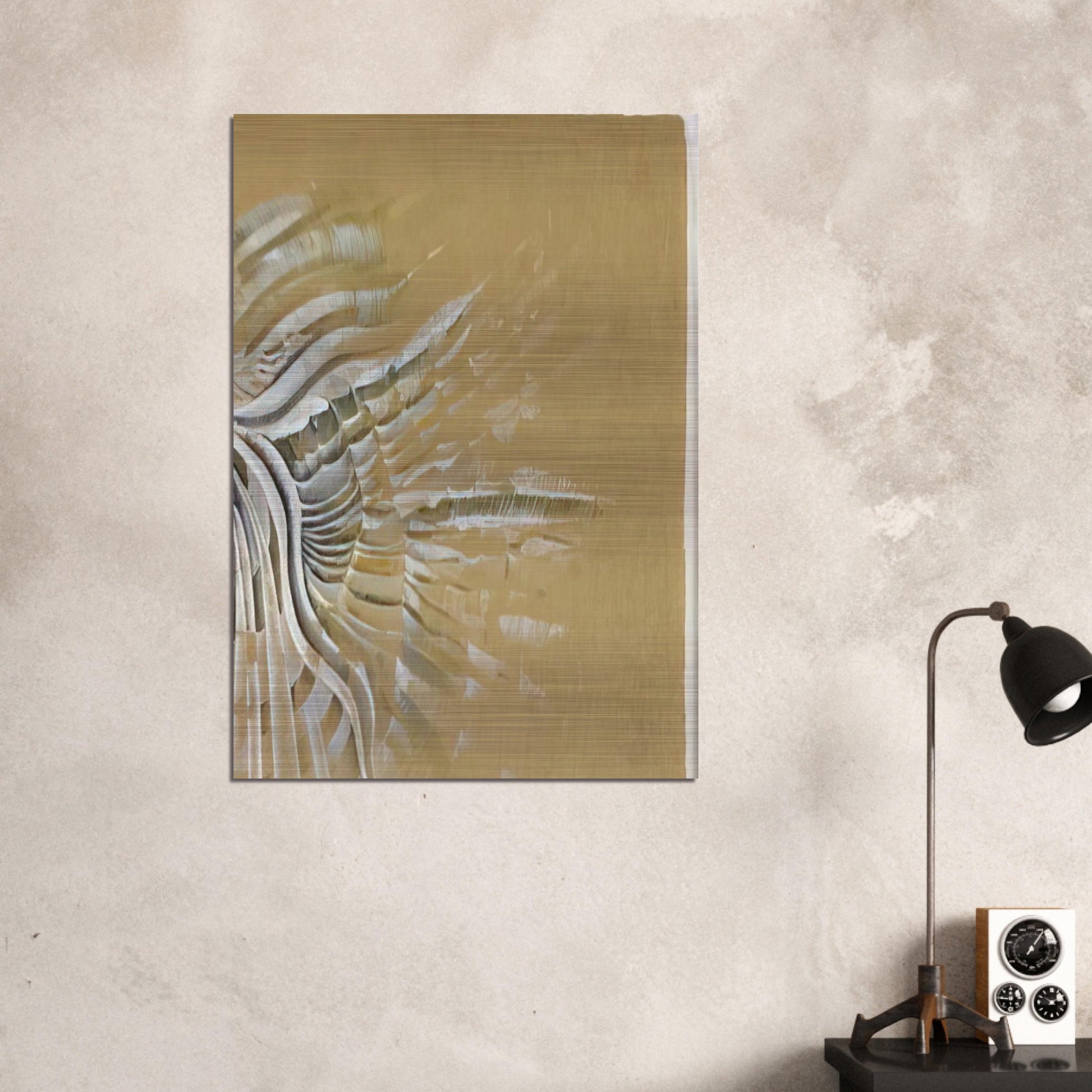 UNTITLED 1982 - Lee Bontecou Brushed Aluminum Print - 70x100 cm / 28x40 inches | Lee Bontecou Aluminum Print | Lee Bontecou Prints