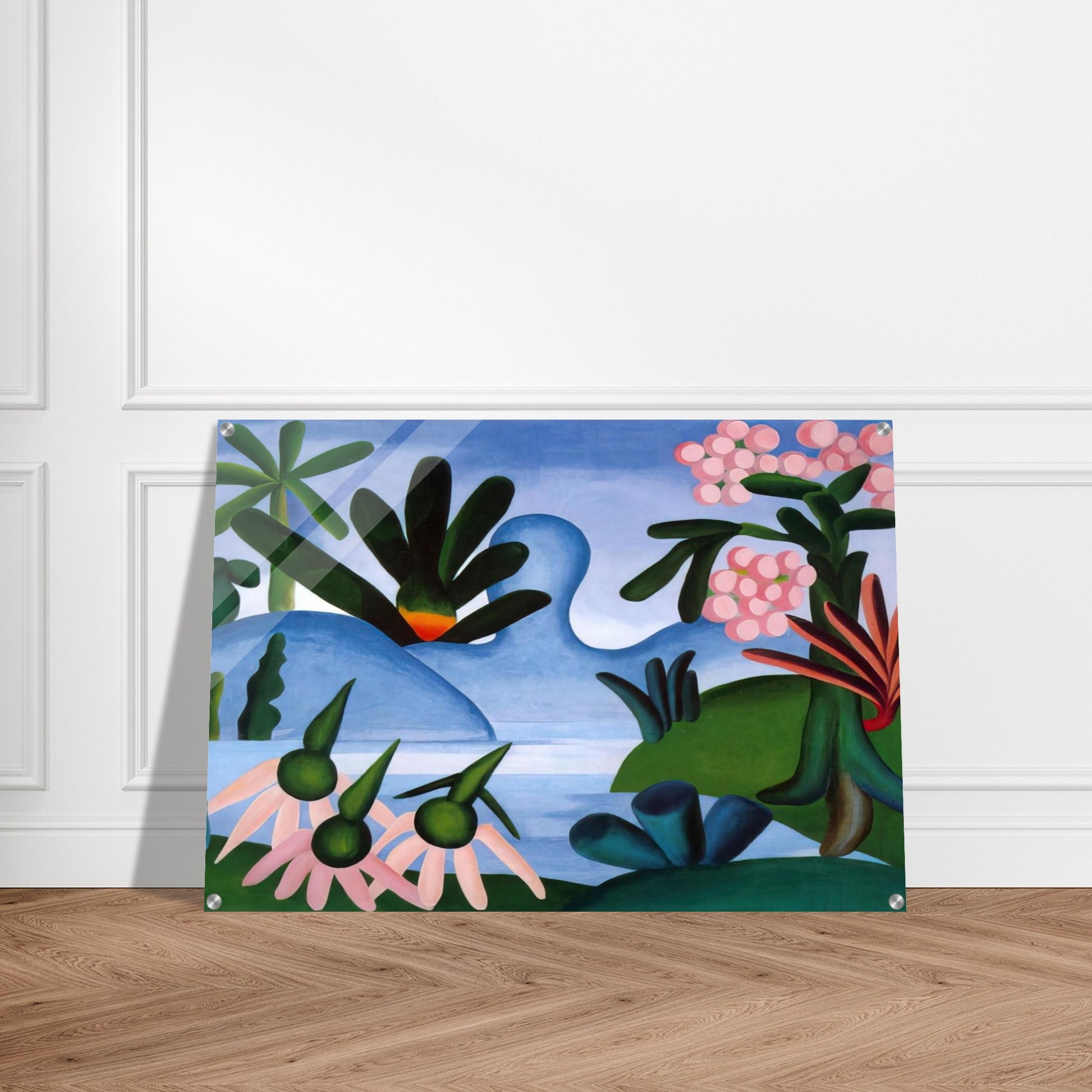 The Lake - Tarsila do Amaral Acrylic Print - 70x100 cm / 28x40″ inches