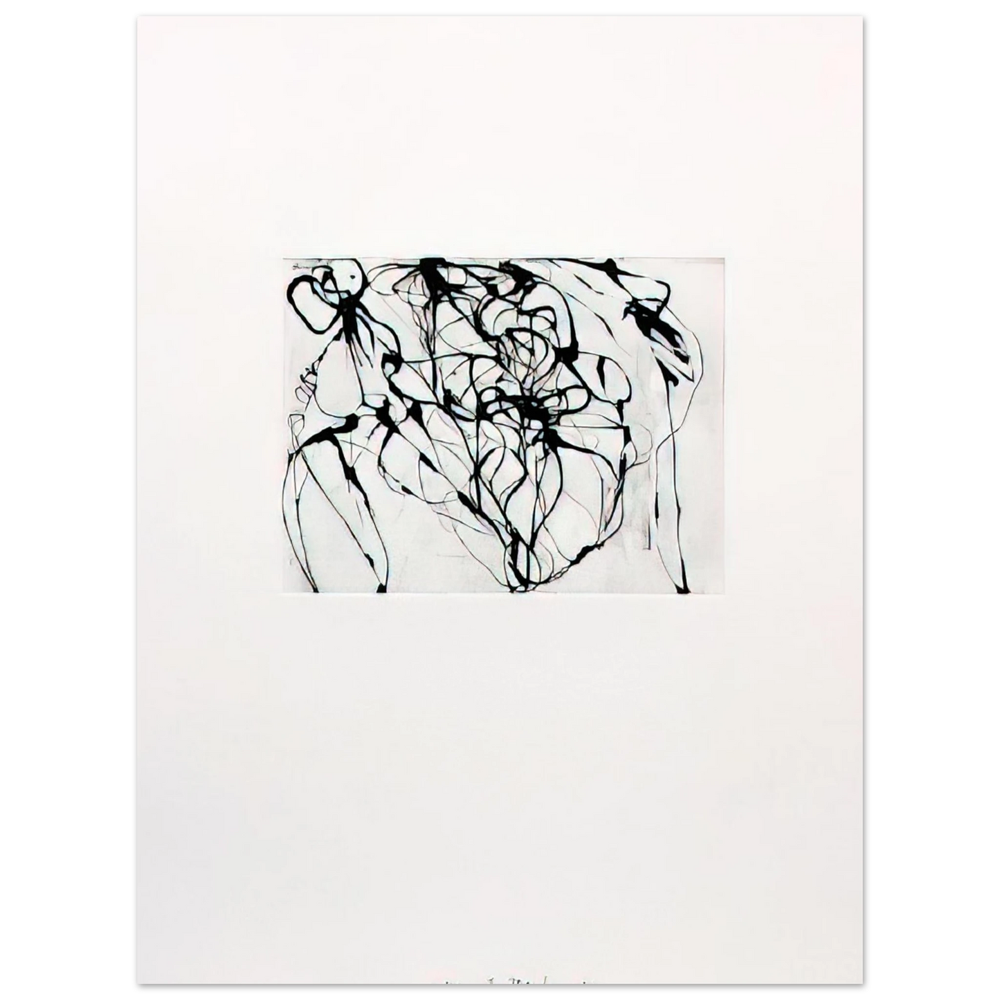 Brice Marden - After Botticelli 3 - 1994  75x100 cm / 30x40inches Fine Art Poster