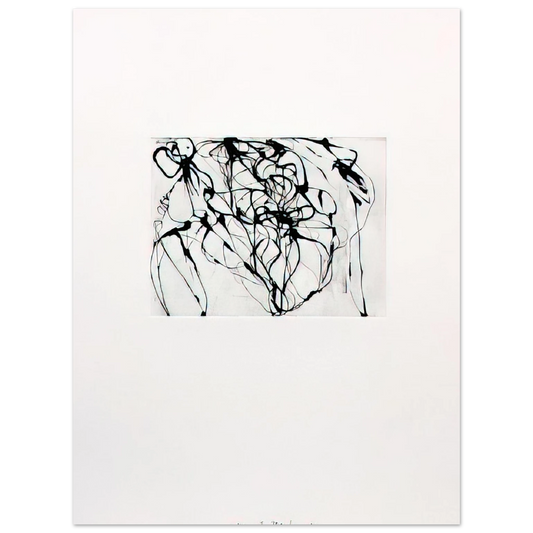 Brice Marden - After Botticelli 3 - 1994  75x100 cm / 30x40inches Fine Art Poster