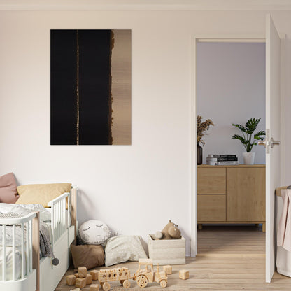 Umber Blue - 1991 - Yun Hyong-keun Brushed Aluminum Print - 70x100 cm / 28x40 inches | Yun Hyong-keun Aluminum Print | Yun Hyong-keun Prints
