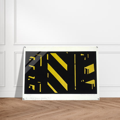 Third Avenue Elevated #1 1951 - Purism - Ralston Crawford Acrylic Print - 70x100 cm / 28x40″ inches