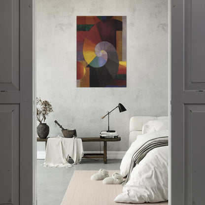 The Meeting - Johannes Itten Brushed Aluminum Print - 70x100 cm / 28x40 inches | Johannes Itten Aluminum Print | Johannes Itten Prints