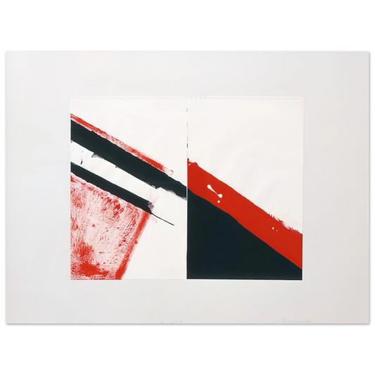 Blinky Palermo - Who knows the beginning and who knows the end I - 1976  75x100 cm / 30x40inches Fine Art Poster