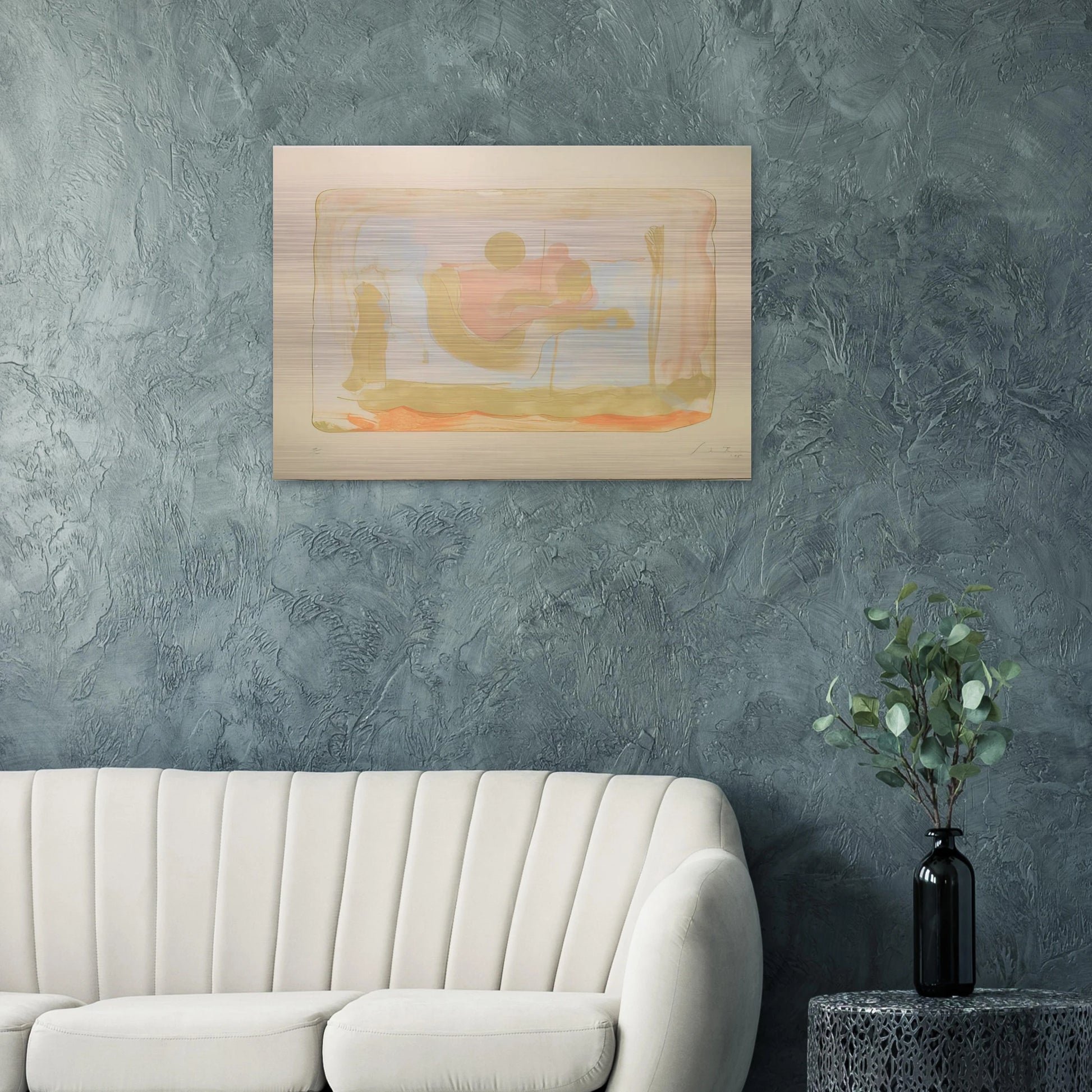 Reflections I - 1995 - Helen Frankenthaler Brushed Aluminum Print - 70x100 cm / 28x40 inches | Helen Frankenthaler Aluminum Print | Helen Frankenthaler Prints