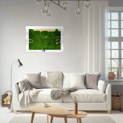 IL LABIRINTO DELLA PSICHE 1986 - Victor Pasmore Brushed Aluminum Print - 70x100 cm / 28x40 inches | Victor Pasmore Aluminum Print | Victor Pasmore Prints