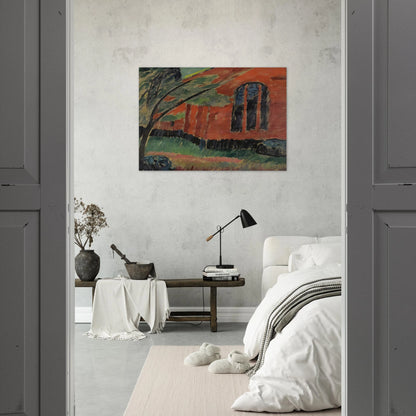 THE CHURCH IN PREROW 1911 - Alexej von Jawlensky Brushed Aluminum Print - 70x100 cm / 28x40 inches | Alexej von Jawlensky Aluminum Print | Alexej von Jawlensky Prints