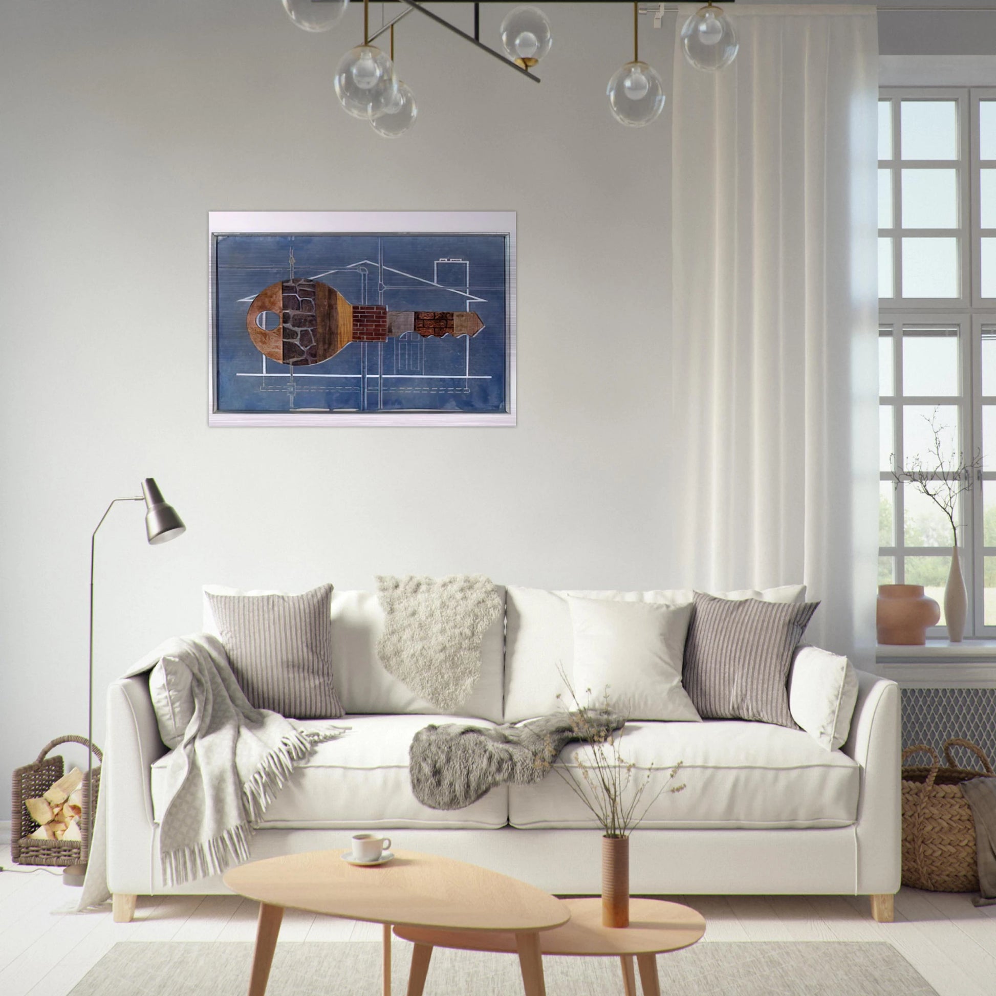 House Key - 1956 - Clarence Holbrook Carter Brushed Aluminum Print - 70x100 cm / 28x40 inches | Clarence Holbrook Carter Aluminum Print | Clarence Holbrook Carter Prints