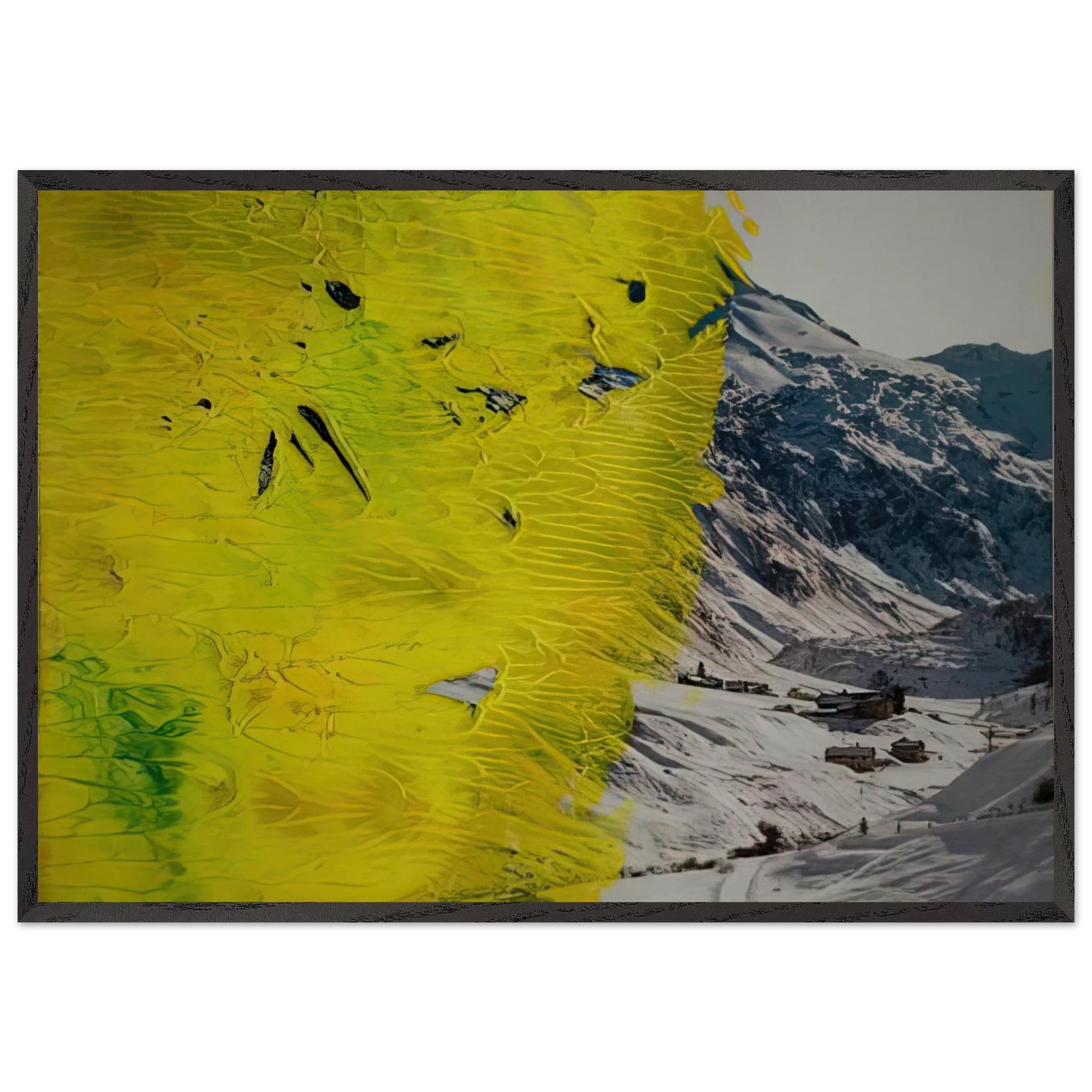 17 3 92 - Gerhard Richter 70x100 cm / 28x40 inches Framed Art Print – Black Wooden Frame