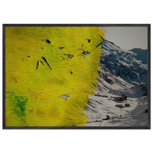 17 3 92 - Gerhard Richter 70x100 cm / 28x40 inches Framed Art Print – Black Wooden Frame