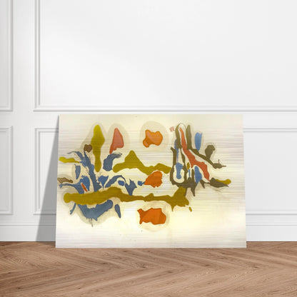 Seascape with Dunes - 1962 - Helen Frankenthaler Brushed Aluminum Print - 70x100 cm / 28x40 inches | Helen Frankenthaler Aluminum Print | Helen Frankenthaler Prints