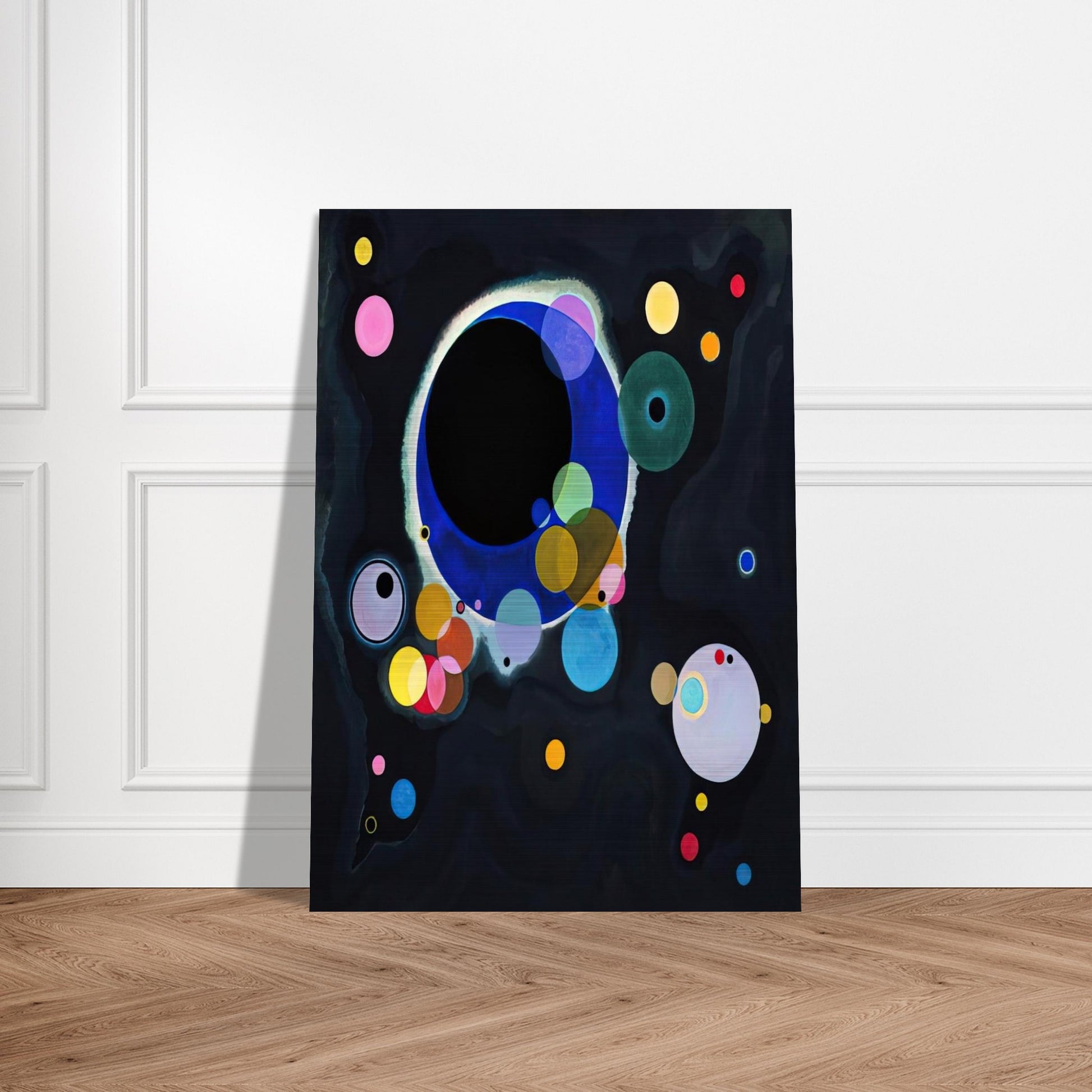 SEVERAL CIRCLES 1926 - Wassily Kandinsky Brushed Aluminum Print - 70x100 cm / 28x40 inches | Wassily Kandinsky Aluminum Print | Wassily Kandinsky Prints