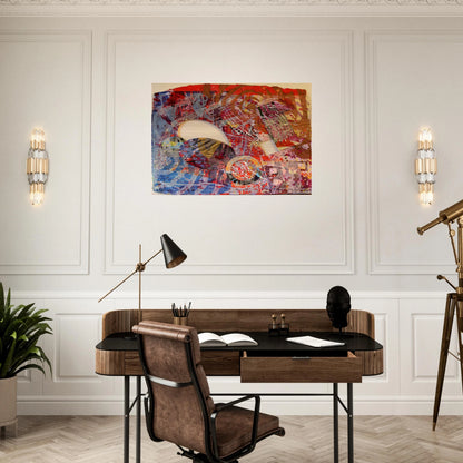Manet III - Sam Gilliam Brushed Aluminum Print - 70x100 cm / 28x40 inches | Sam Gilliam Aluminum Print | Sam Gilliam Prints