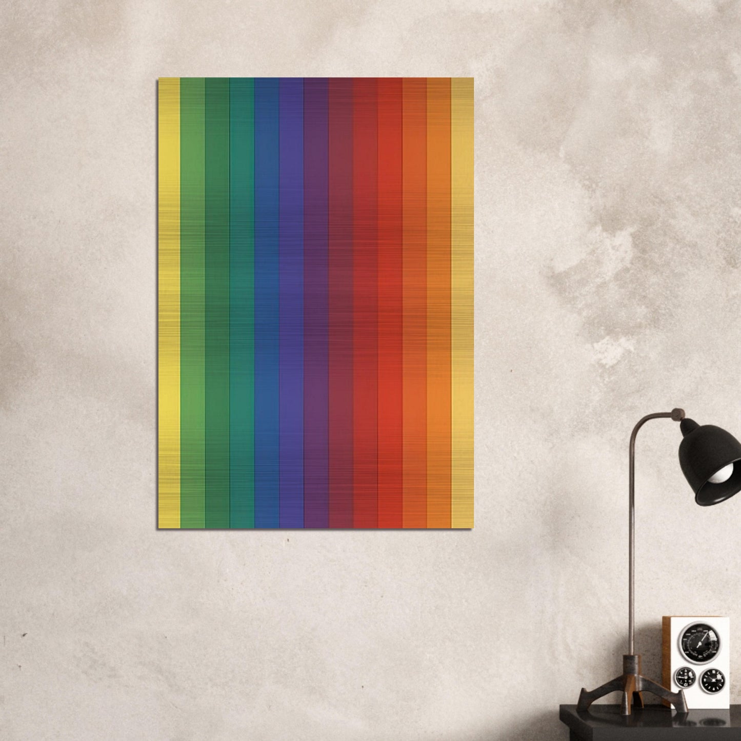 Spectrum IV - Ellsworth Kelly Brushed Aluminum Print - 70x100 cm / 28x40 inches | Ellsworth Kelly Aluminum Print | Ellsworth Kelly Prints