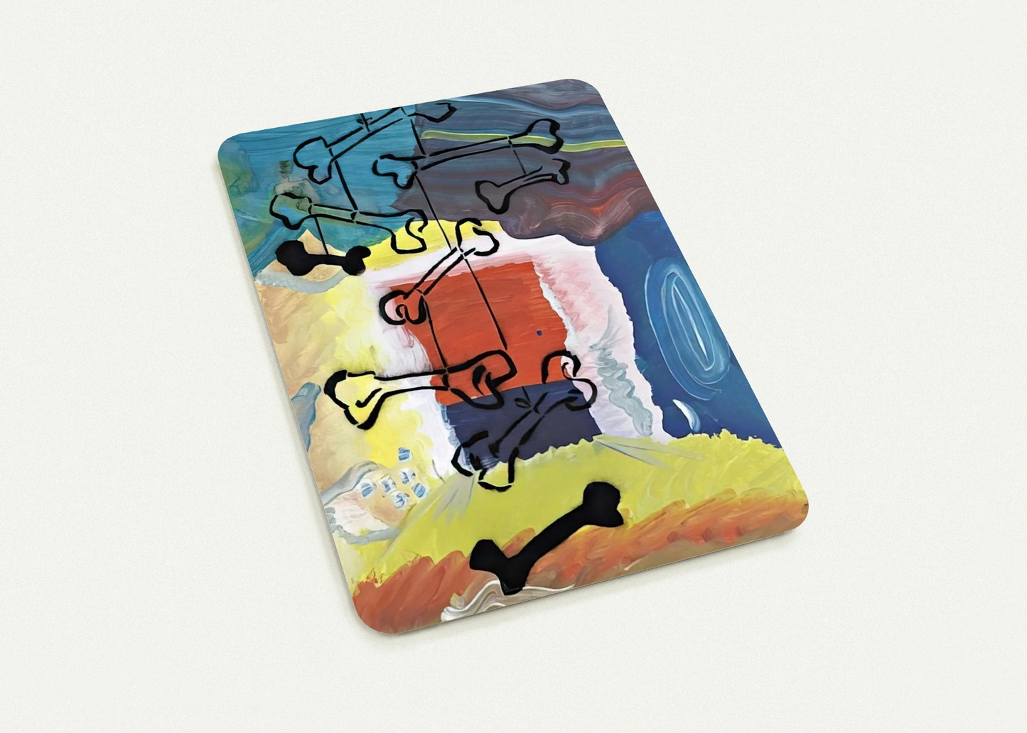 KNOCHEN MOBILE 1981 By Sigmar Polke Pack of 10 Post Cards | Sigmar Polke Post Cards | A6 (10.5 x 14.8 cm) - 4.1 x 5.8 inches