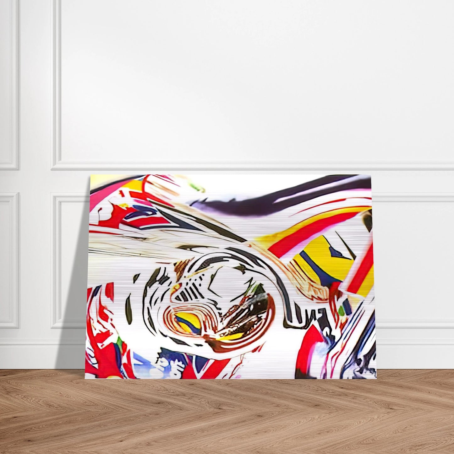 After Berlin V - James Rosenquist Brushed Aluminum Print - 70x100 cm / 28x40 inches | James Rosenquist Aluminum Print | James Rosenquist Prints