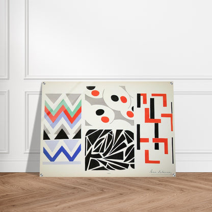 HER PAINTINGS HER OBJECTS - Sonia Delaunay Acrylic Print - 70x100 cm / 28x40″ inches