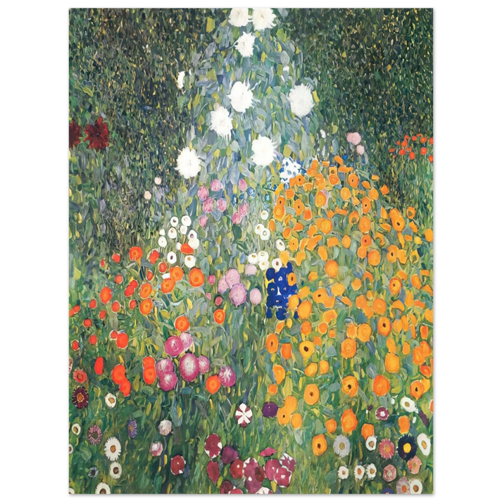 Gustav Klimt - FLOWER GARDEN 1907  75x100 cm / 30x40inches Fine Art Poster