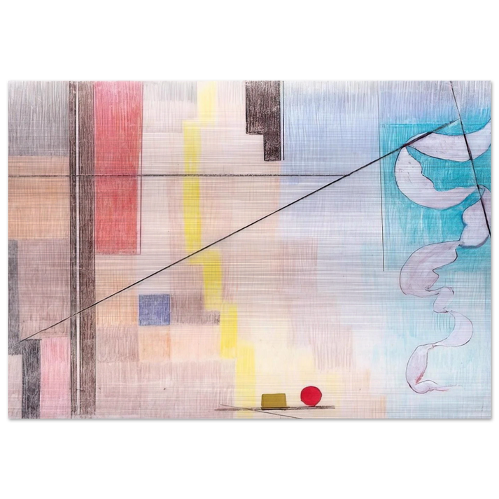 Die Kontraste - Abstract Art - Johannes Itten Brushed Aluminum Print - 70x100 cm / 28x40 inches | Johannes Itten Aluminum Print | Johannes Itten Prints