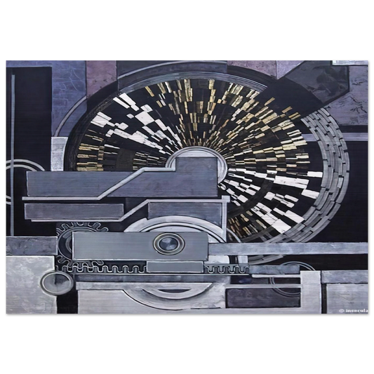 Music - Frantisek Kupka Brushed Aluminum Print - 70x100 cm / 28x40 inches | Frantisek Kupka Aluminum Print | Frantisek Kupka Prints