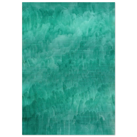 Viridian - Marcia Hafif Brushed Aluminum Print - 70x100 cm / 28x40 inches | Marcia Hafif Aluminum Print | Marcia Hafif Prints