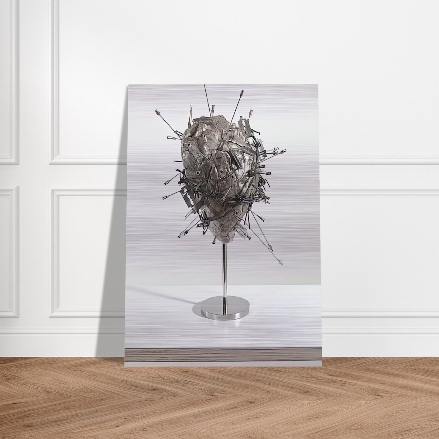 THE SACRED HEART - Damien Hirst Brushed Aluminum Print - 70x100 cm / 28x40 inches | Damien Hirst Aluminum Print | Damien Hirst Prints