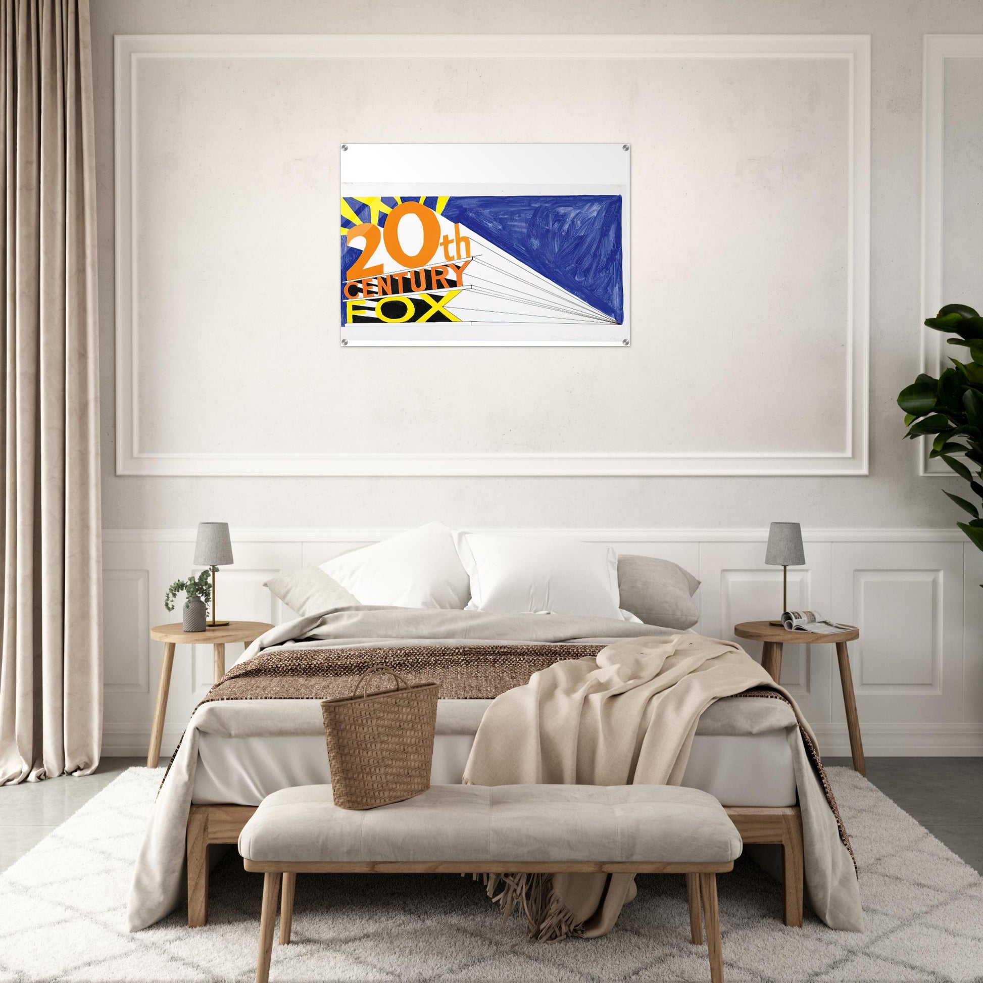 TRADEMARK 5 1962 - Edward Ruscha Acrylic Print - 70x100 cm / 28x40″ inches