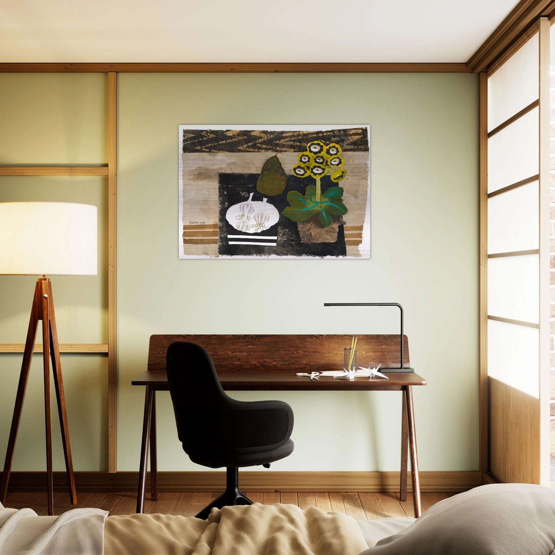 Auricula - 1996 - Mary Fedden Brushed Aluminum Print - 70x100 cm / 28x40 inches | Mary Fedden Aluminum Print | Mary Fedden Prints