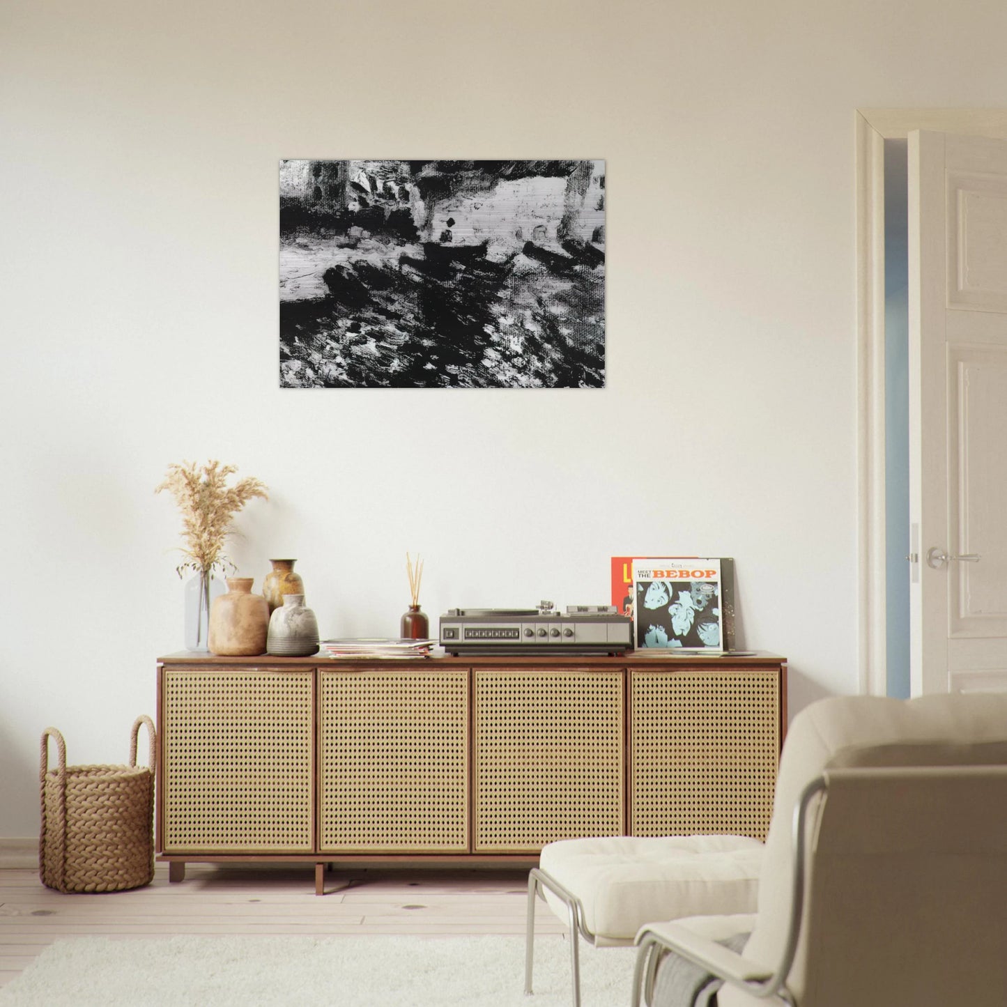 PORT DOGUE CADAQUES - Salvador Dali Brushed Aluminum Print - 70x100 cm / 28x40 inches | Salvador Dali Aluminum Print | Salvador Dali Prints