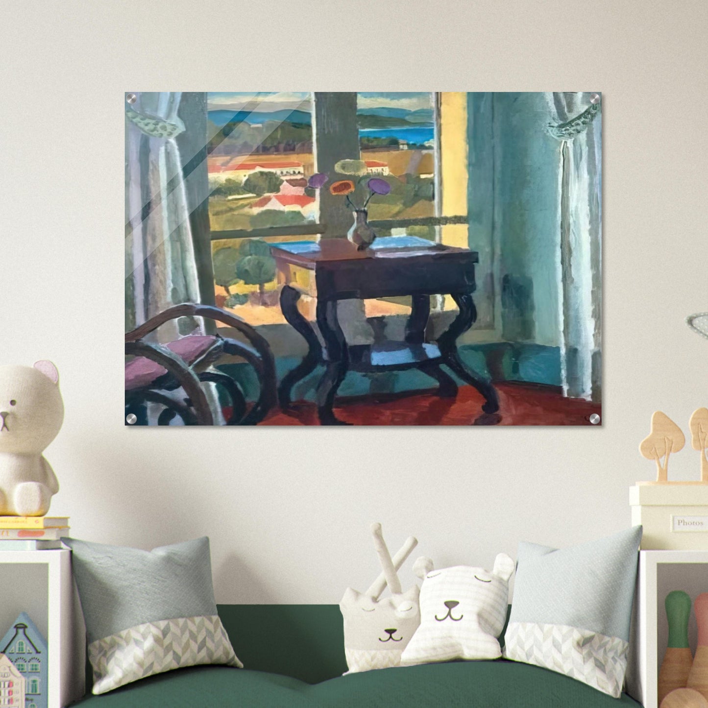 INTERIOR WITH A TABLE 1921 - Vanessa Bell Acrylic Print - 70x100 cm / 28x40″ inches