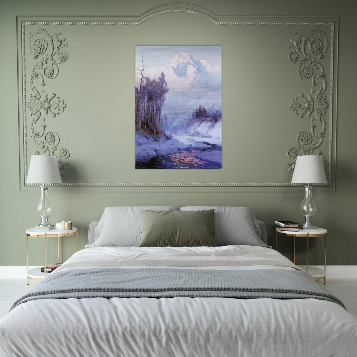 The Breakup - Romanticism - Sydney Laurence Brushed Aluminum Print - 70x100 cm / 28x40 inches | Sydney Laurence Aluminum Print | Sydney Laurence Prints