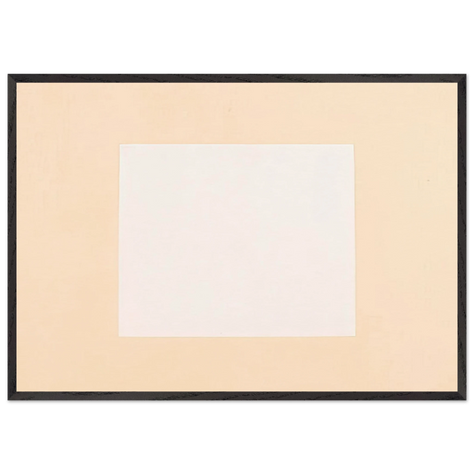 Untitled From Six Aquatints - Robert Ryman 70x100 cm / 28x40 inches Framed Art Print – Black Wooden Frame