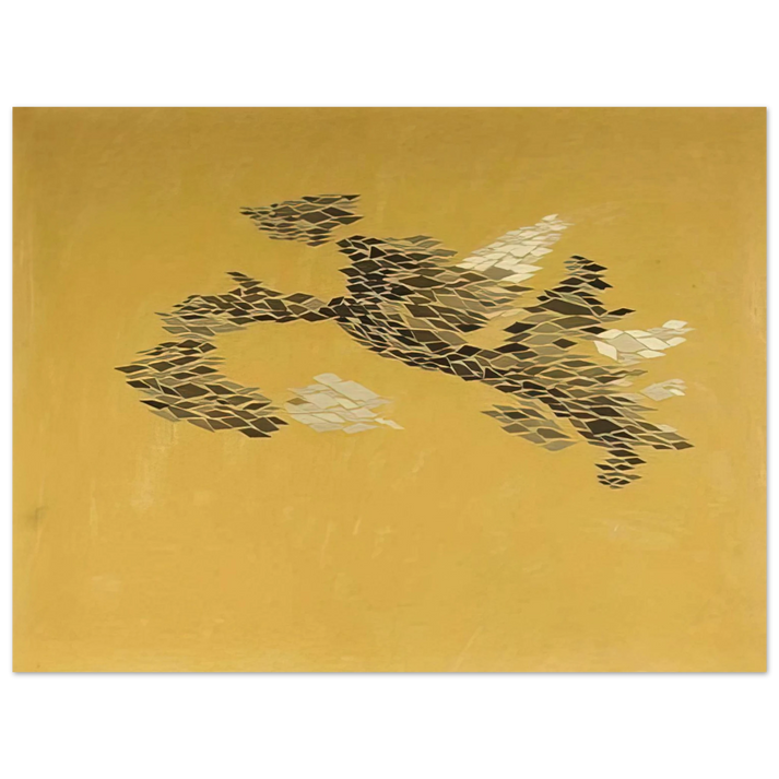 Robert Goodnough - Flying Rectangles - 1969  75x100 cm / 30x40inches Fine Art Poster