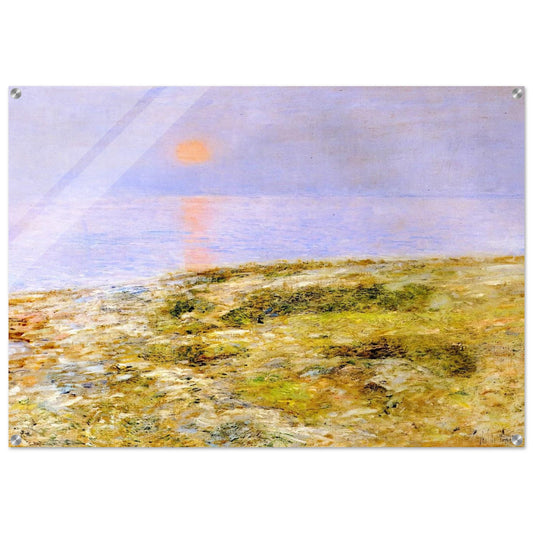 Sunset, Isle of Shoals - Childe Hassam Acrylic Print - 70x100 cm / 28x40″ inches