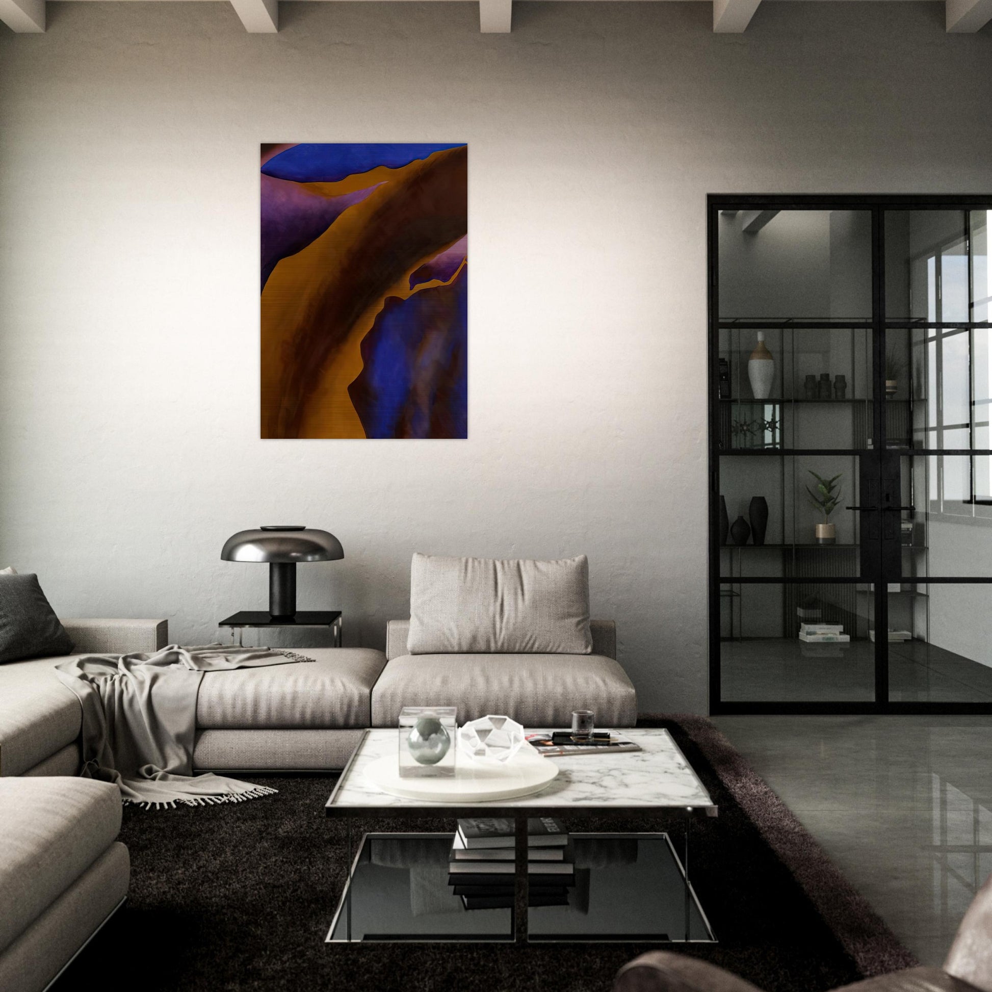 Only One - Georgia O'Keeffe Brushed Aluminum Print - 70x100 cm / 28x40 inches | Georgia O'Keeffe Aluminum Print | Georgia O'Keeffe Prints