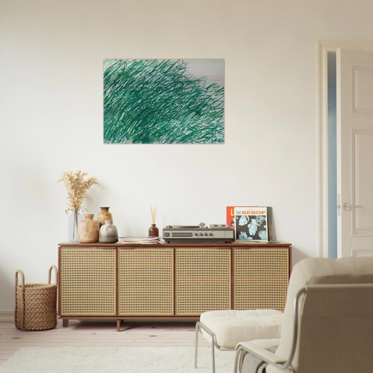 Returning from Tonnicoda - Cy Twombly Brushed Aluminum Print - 70x100 cm / 28x40 inches | Cy Twombly Aluminum Print | Cy Twombly Prints