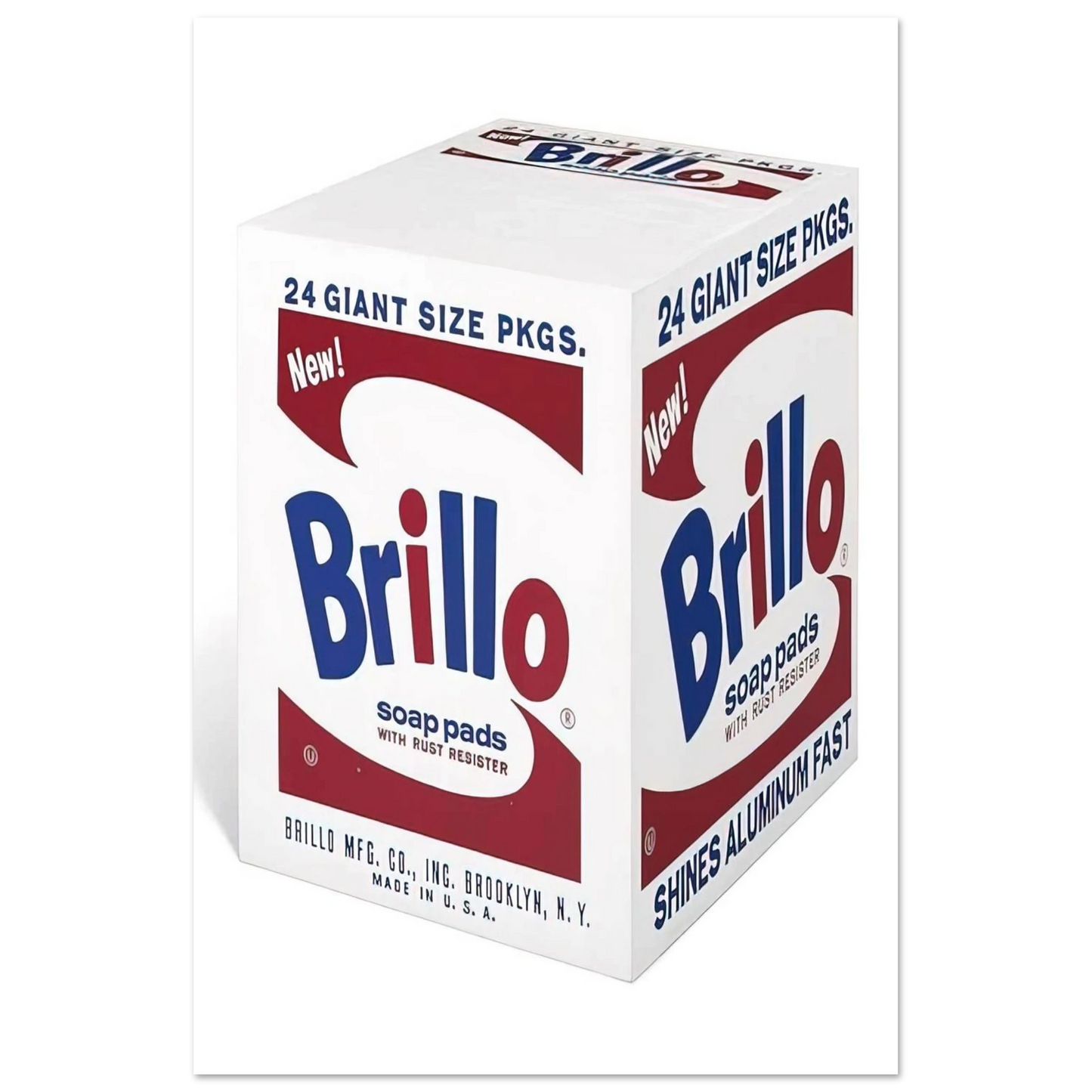 Andy Warhol - Brillo Soap Pads Fine Art Poster
